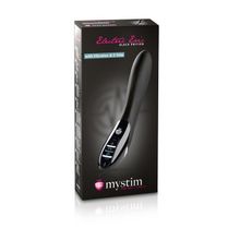 MyStim Черный вибратор с миостимуляцией Mystim Electric Eric Black Edition - 27 см. (черный)