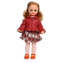 Весна Лиза в кожаной куртке со звуком 42 см