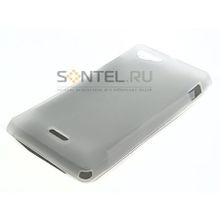 J Sony Xperia Силиконовый чехол белый в тех.уп.