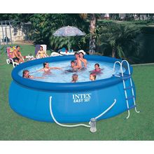 Бассейн надувной Intex Easy Set Pool 54916 28168 457x122см (насос+лестница+ аксессуары)