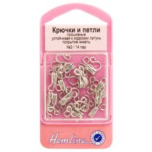 Hemline Крючки и петли пришивные, 14 пар, №3