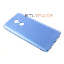 redmi note 4x Xiaomi Силиконовый чехол TPU Case Металлик голубой
