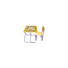 Комплект детской мебели ФЕЯ Вырастайка цветная столешница