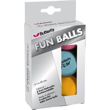 Мяч для настольного тенниса Butterfly Fun Balls, 6шт.