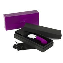 Lelo Лиловый вибромассажёр Gigi 2 Deep Rose - 16,5 см. (лиловый)