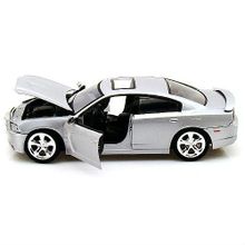 MotorMax коллекционная 1:24 Dodge Charger RT 2011 серебристая