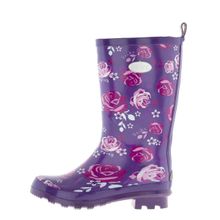 Reike Резиновые сапоги для девочки Reike Roses violet RRR18-021 ros violet 1