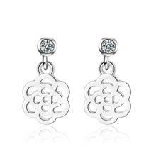 Серьги-гвоздики "Цветочки" (арт. 77327-10)