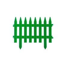 Забор декоративный зеленый Grinda "Классика" 422201-G (28x300см)
