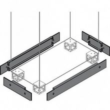 Фланцы цоколя боковые 100x500мм² ВхГ (2шт) |  код. ZN5000 |  ABB