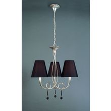 Подвесная люстра Mantra Paola Painted Silver 3532