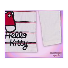 Hello Kitty Джемпер "Hello Kitty" д дев 15441 белый полоска