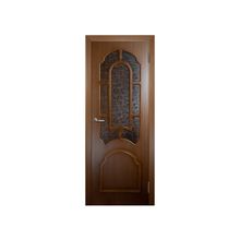Полотно дверное Кристалл 3ДР3 (Владимирская фабрика) шпон, цвет-орех