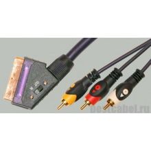 Кабель Scart -3RCA PRO-class пластик Premier 5-217 3