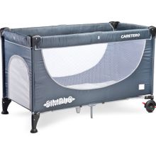Манеж-кровать Caretero SIMPLO GREY (серый)