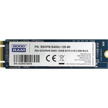 Накопитель SSD 120 Gb M.2 2280 B&M 6Gb   s Goodram S400U    SSDPB-S400U-120-80    TLC