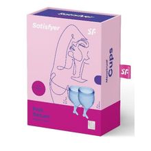  Набор синих менструальных чаш Feel secure Menstrual Cup