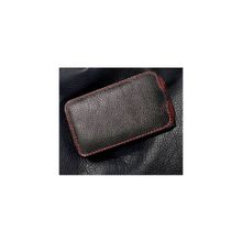 Кожаный чехол для HTC One V iRidium, цвет black