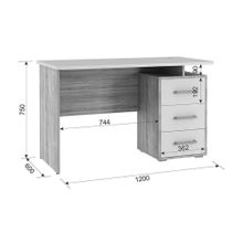 ПМ: МебельСон SKL2.1N02.1623 Лайт-2 Стол компьютерный 1200