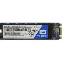 Накопитель   SSD 500 Gb M.2 2280 B&M 6Gb s  WD  Blue    WDS500G1B0B   TLC