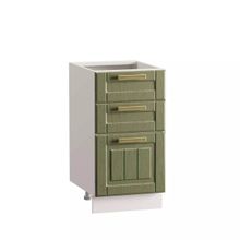 Моби Софи стол 400 3 ящика Белый Дуб Зелёный ID - 311091