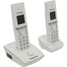 Panasonic KX-TG8052RUW   White   р телефон (2 трубки  с цв.ЖК диспл.,DECT)