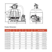 Фильтрационная установка Aquaviva FSP650 (15.6 м3 ч, D627)