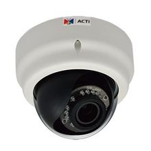 Камера купол. внутр., acti h.264 high profile mjpeg, 2Мп, cmos, только poe, audio, di do (e67a)