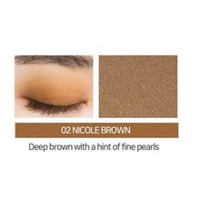 Тени для век тон 02 Николь Коричневый Cellnco Eye Love I Shadow Nicole Brown