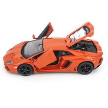 Радиоуправляемая машина MZ Lamborghini Aventador LP700 Orange 1:14, открываюся двери и капот - MZ-2225J