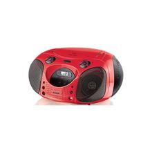 Магнитола BBK BX110U red black