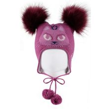 Reike Шапка для девочки Reike Pretty cat fuchsia RKN1718-1 PRC fuchsia