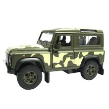 WELLY Welly 42392CM Велли Модель военной машины 1:34-39 Land Rover Defender 42392CM