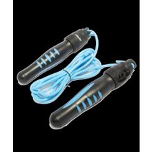 Скакалка STARFIT RP-102 ПВХ, со счетчиком, синяя черная, 3 м