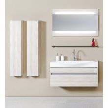 Aqwella Мебель для ванной Бергамо 100 подвесная акация