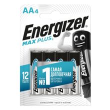 Батарейки Energizer MAX PLUS LR6 E91 AA 1.5V - 4 шт.