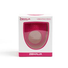 Розовое эрекционное кольцо Zemalia Armour Розовый