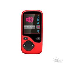 Digma 407969 Плеер Flash  Cyber 3L 4Gb черный красный 1.8" FM microSDHC