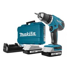Дрель акк Макита DF 457 DWLE Li-ion, Дрель ак,18В,2х1.5АчLi-ion,БЗП-13мм,0-4000-1400обм,4224Нм,1.7кг,чем,фонарь,G-серия