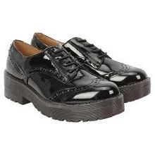 Ботинки женские Truffle, черный лакированный, 38