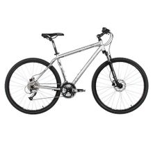 KELLYS CLIFF 90 SILVER, кроссовый велосипед, колёса 28", рама: Al 6061 21", 27 скор.