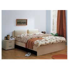 Кровать Мелиcса с мягкой спинкой (Размер кровати: 90Х200)