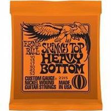 P02215 Skinny Top Heavy Bottom Комплект струн для электрогитары, никель, 10-52, Ernie Ball