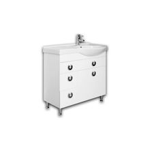 Тумба Пеликола 90см левая белая (для умыв. НСВ-7890 R)