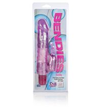 California Exotic Novelties Розовый гнущийся вибромассажер Bendies Bubbly - 24 см. (розовый)