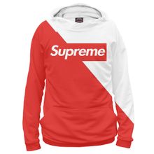 Худи Я-МАЙКА Supreme Red&White