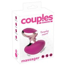 Ярко-розовый вибромассажер Couples Choice Massager