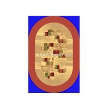 Люберецкий ковер Супер акварель 98510-75-овал, 4 x 5