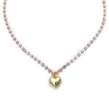 Колье-цепь "Сердечко" (арт. 81013-7)