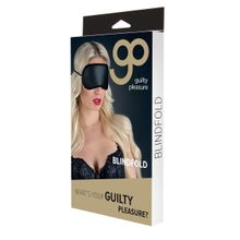 Blush Novelties Чёрная полиуретановая маска Blindfold (черный)